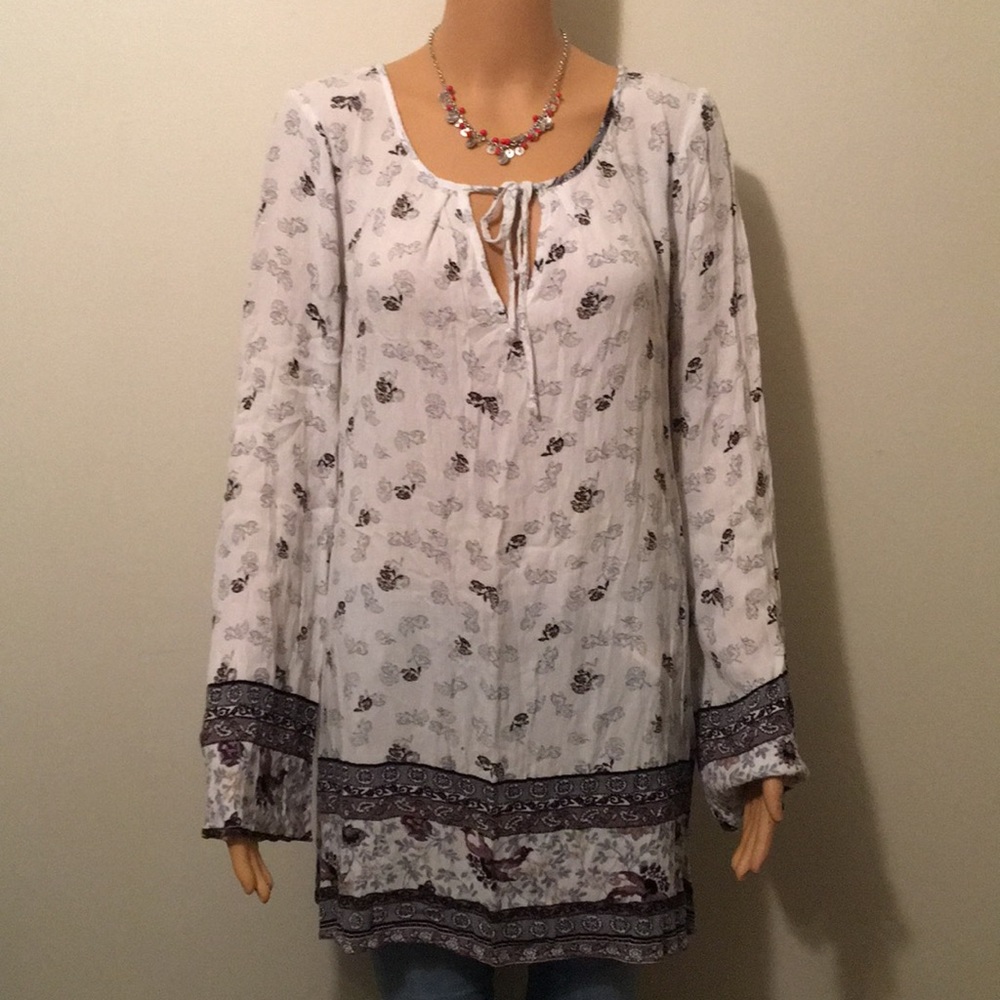 Socialite Long Sleeve Tunic sz Lg